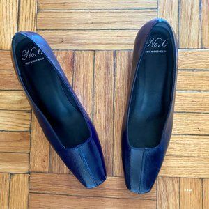 No.6 Store Navy Blue Leather Pumps, Size 9 Excellent Condition